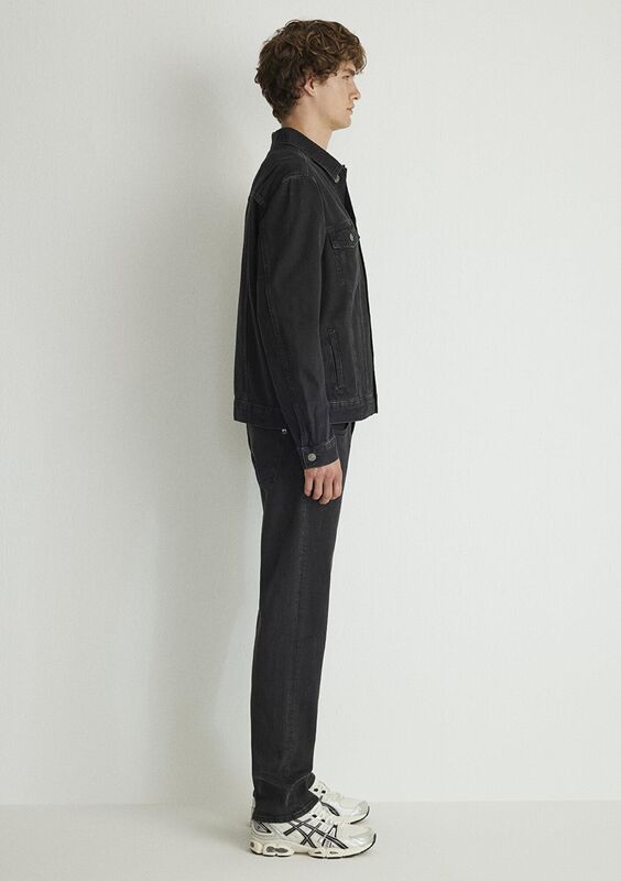 RAY Erkek Smoke College Denim Ceket - M0110273