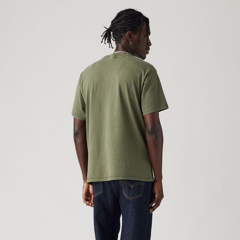 RED TAB VINTAGE TEE Erkek Yeşil T-Shirt - A0637