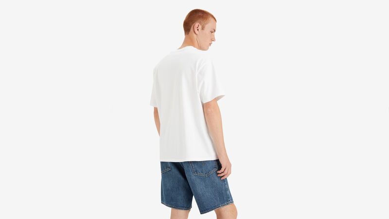 RED TAB VINTAGE TEE WHITE + JERSEY Erkek Lacivert T-Shirt - A0637