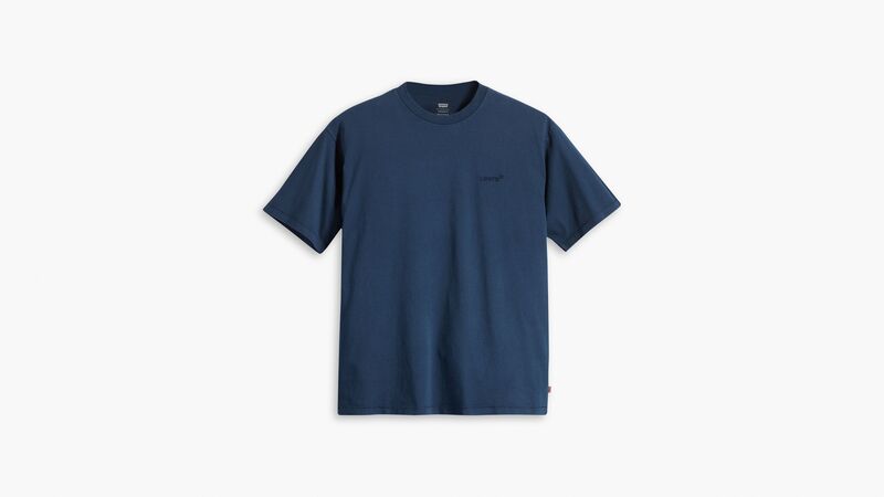 RED TAB VINTAGE TEE WHITE + JERSEY Erkek Mavi T-Shirt - A0637