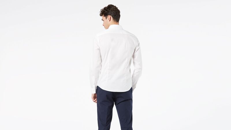 REFINED POPLIN PAPER WHITE Erkek Yeşil UK Gömlek - 28836