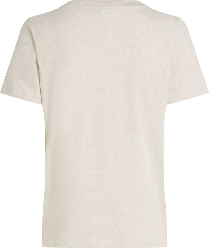 REG CORP LOGO C-NK SS Kadın Bej T-Shirt - WW0WW40276