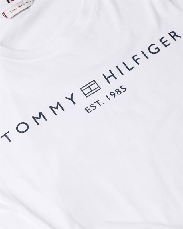 REG CORP LOGO C-NK SS Kadın Beyaz T-Shirt - WW0WW40276