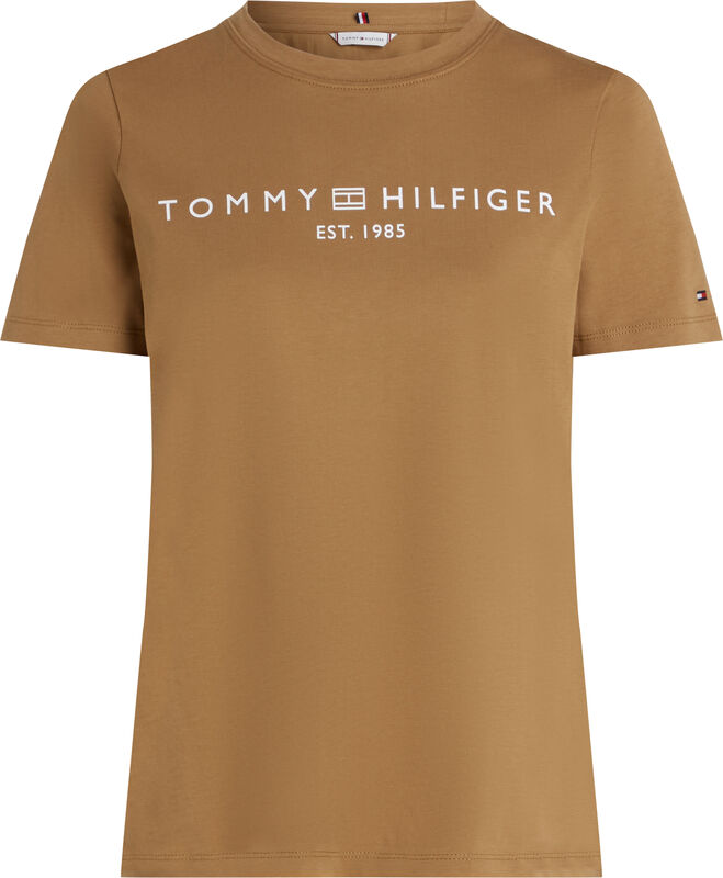 REG CORP LOGO C-NK SS Kadın Kahverengi T-Shirt - WW0WW40276