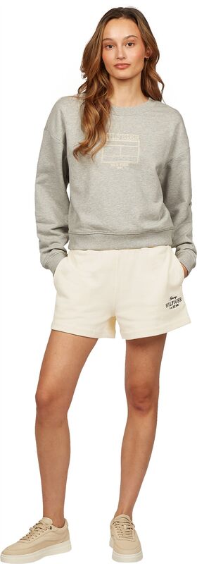 REG HILFIGER SWEATSHORT Kadın Bej Şort - WW0WW45518