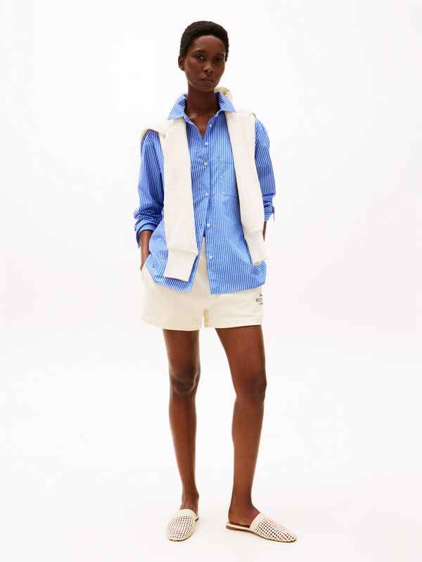 REG HILFIGER SWEATSHORT Kadın Bej Şort - WW0WW45518