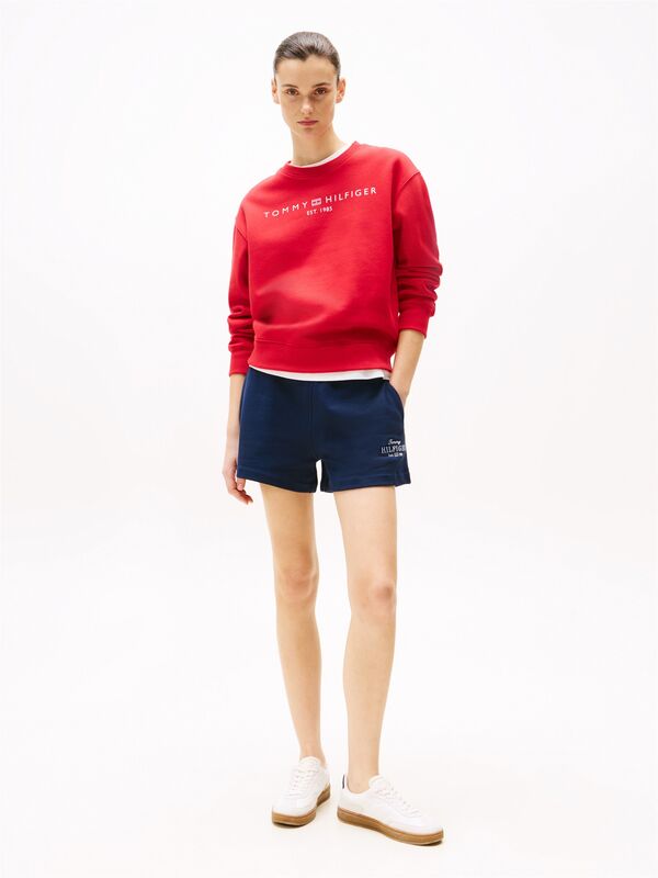 REG HILFIGER SWEATSHORT Kadın Mavi Şort - WW0WW45518