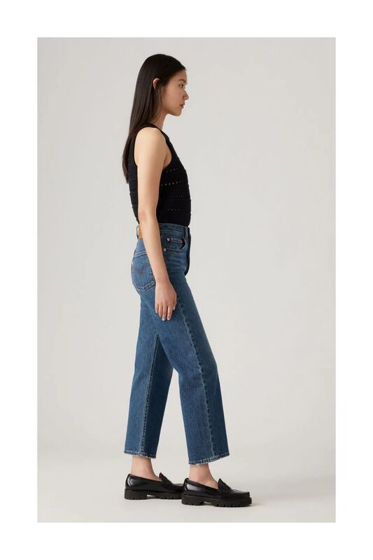 RIBCAGE STRAIGHT Kadın Bej Denim Pantolon - A7743