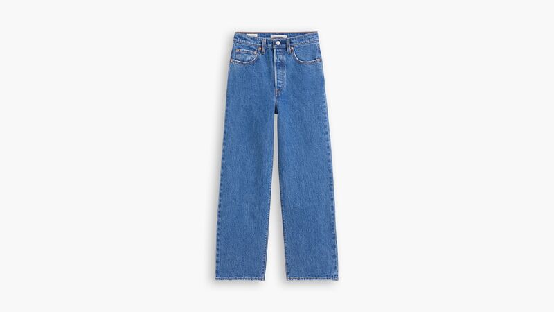 RIBCAGE STRAIGHT TK COOL BLUE POPSICLE 2 Kadın Bej Jean - A7743