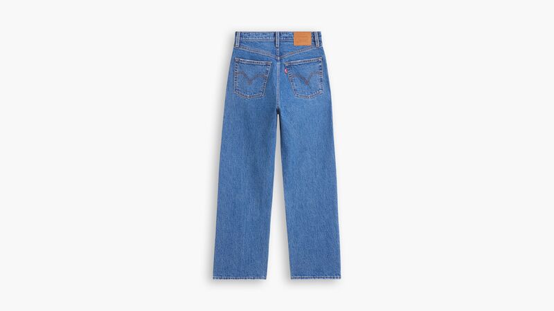 RIBCAGE STRAIGHT TK COOL BLUE POPSICLE 2 Kadın Bej Jean - A7743