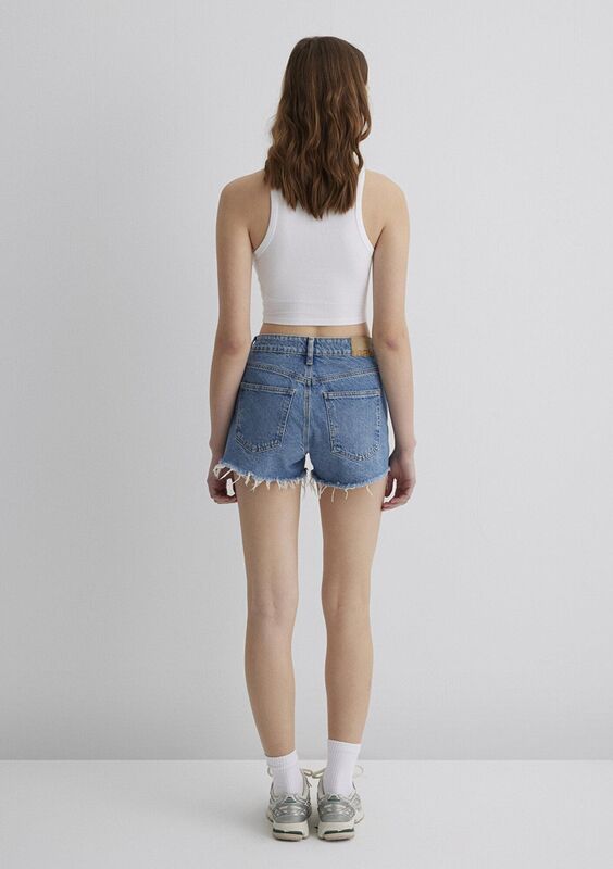 ROSIE Kadın Mavi Denim Şort - M14474