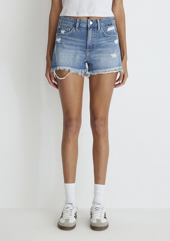 ROSIE Kadın Mavi Denim Şort - M14474
