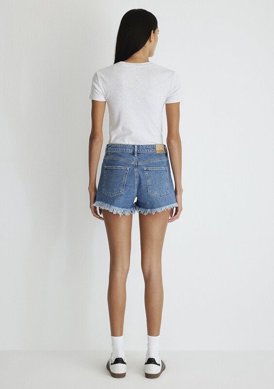 ROSIE Kadın Mavi Denim Şort - M14474