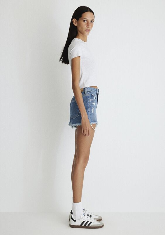 ROSIE Kadın Mavi Denim Şort - M14474