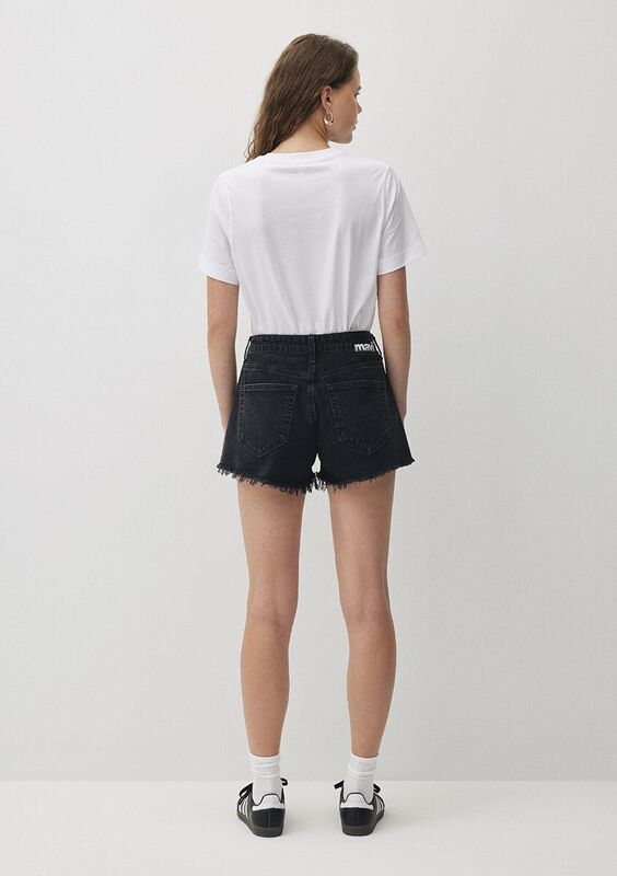 ROSIE Kadın Gri Denim Şort - M14474