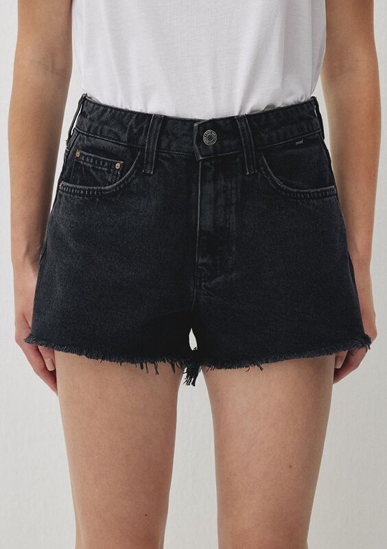 ROSIE Kadın Gri Denim Şort - M14474