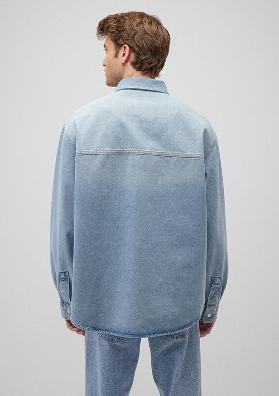 ROSS Erkek Lt 90's denim Denim Gömlek - M0210031