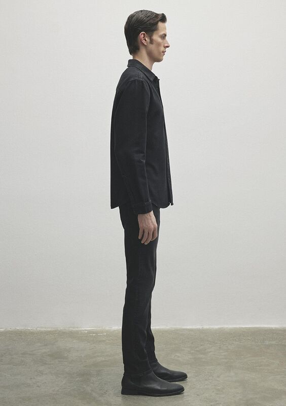 ROY Erkek Siyah Denim Gömlek - M0210496