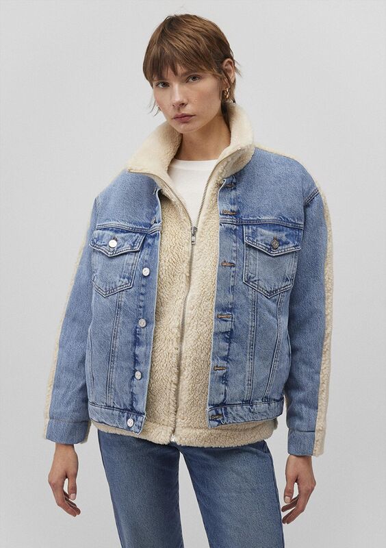 Mavi - RUBINA Kadın Mavi Denim Ceket - M1110278