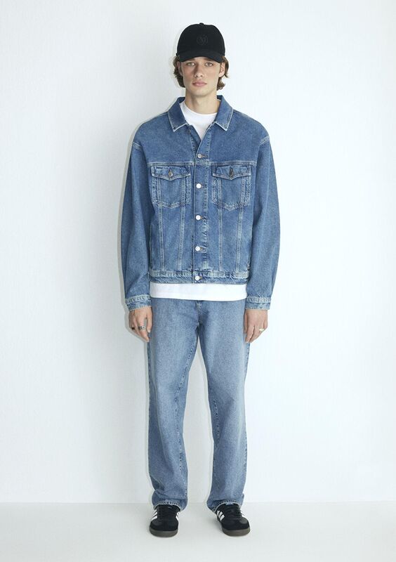 RYAN Erkek Mavi Denim Ceket - M0110001