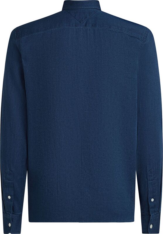 SATEEN INDIGO SF SHIRT Erkek Mavi Gömlek - MW0MW40498