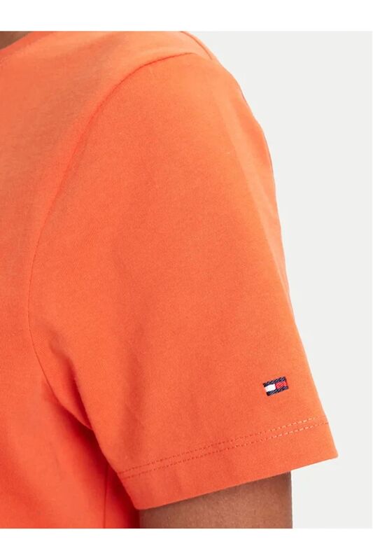 SCRIPT REG C-NK SS T-SHIRT Kadın Turuncu T-Shirt - WW0WW45746