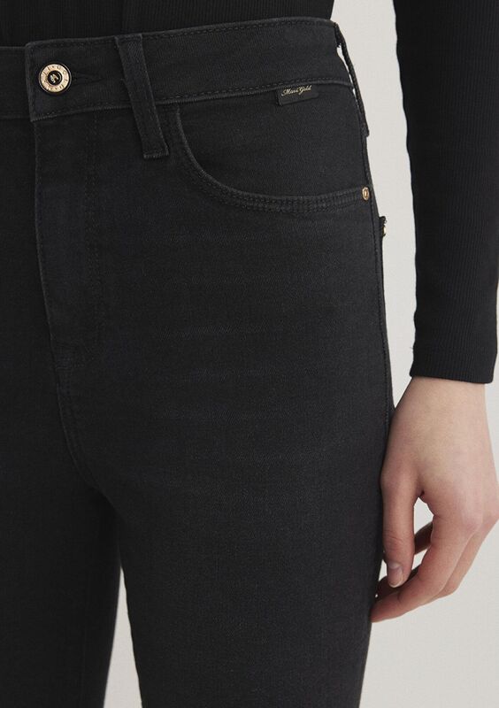 SERENAY Kadın Deep Smoke GOLD PREMIUM Denim Pantolon - M100980