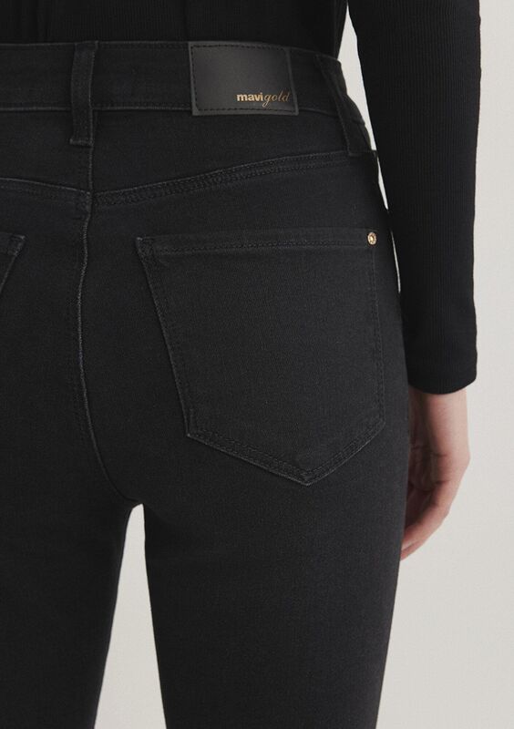 SERENAY Kadın Deep Smoke GOLD PREMIUM Denim Pantolon - M100980