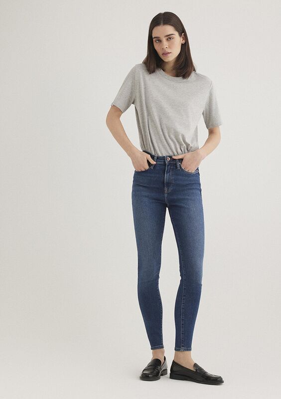 SERENAY Kadın Lacivert Denim Pantolon - M100980