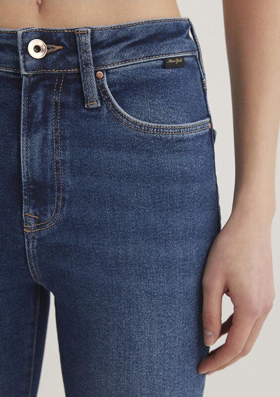 SERENAY Kadın Lacivert Denim Pantolon - M100980