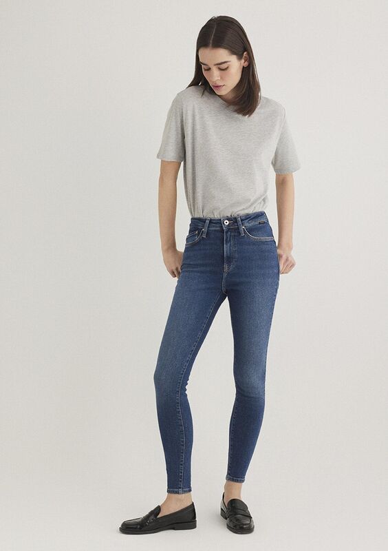 SERENAY Kadın Lacivert Denim Pantolon - M100980