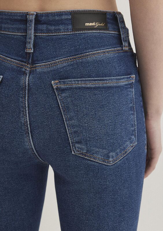 SERENAY Kadın Lacivert Denim Pantolon - M100980