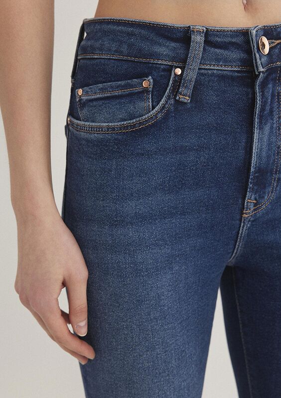 SERENAY Kadın Lacivert Denim Pantolon - M100980