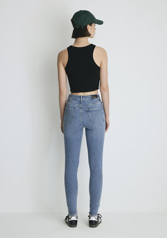 SERENAY Kadın Mavi Denim Pantolon - M100980