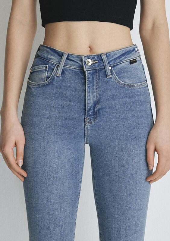 SERENAY Kadın Mavi Denim Pantolon - M100980