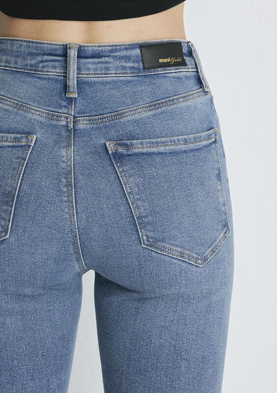 SERENAY Kadın Mavi Denim Pantolon - M100980