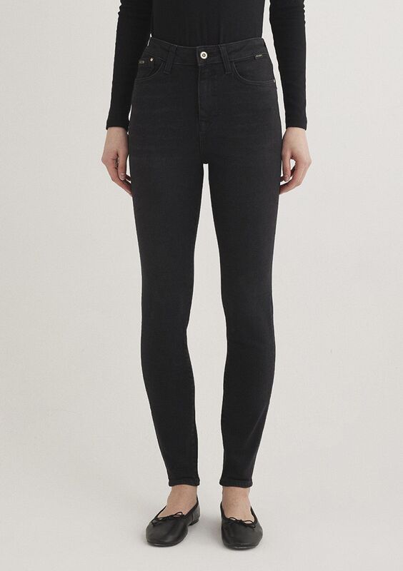 SERENAY Kadın Siyah Denim Pantolon - M100980