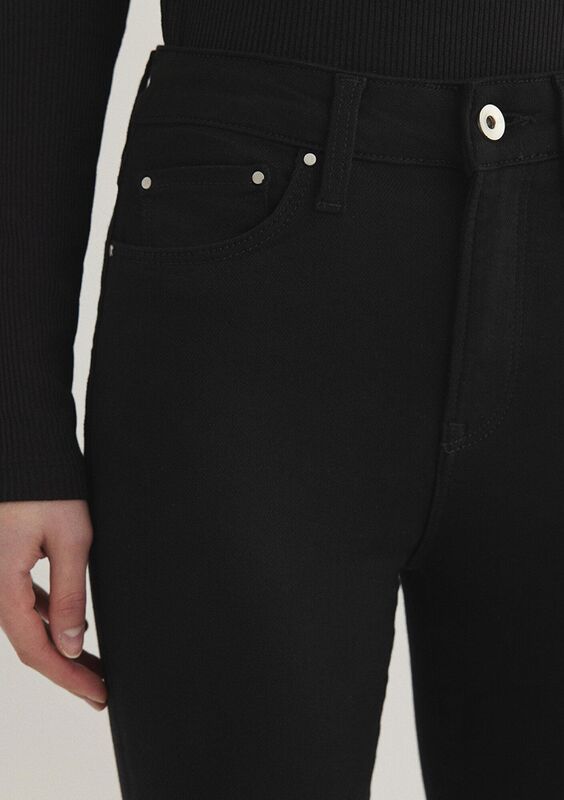 SERENAY Kadın Siyah Denim Pantolon - M100980