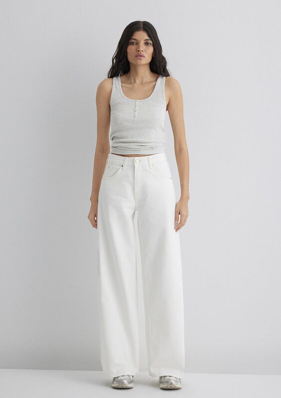 SIENA Kadın Beyaz Denim Pantolon - M1010763