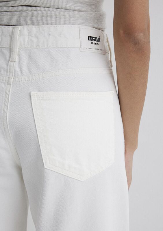 SIENA Kadın Beyaz Denim Pantolon - M1010763