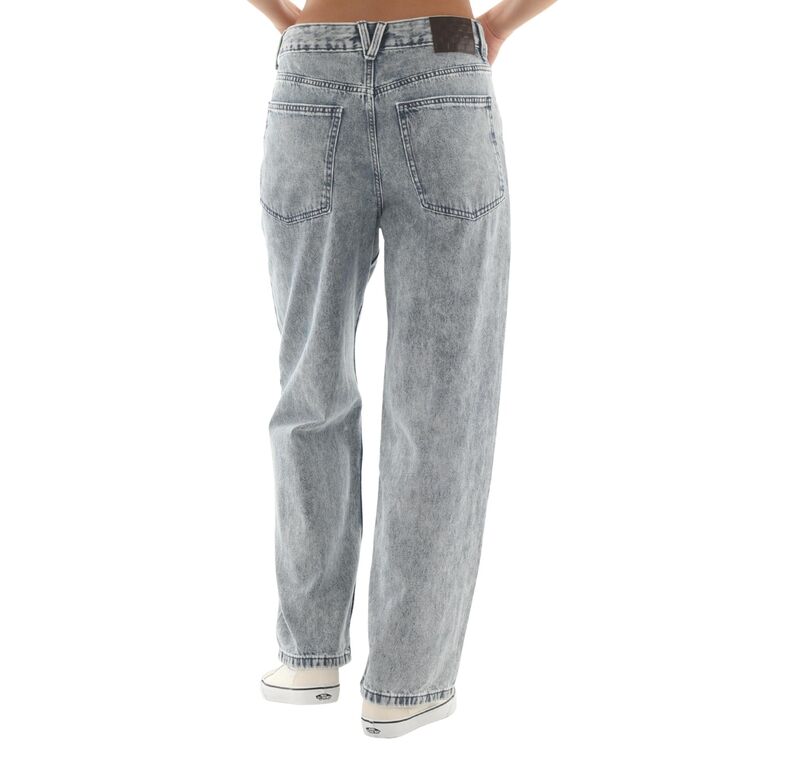 Sirelle 5 Pocket Puddle Pants Kadın Towel Wash Denim Pantolon - VN000MB5