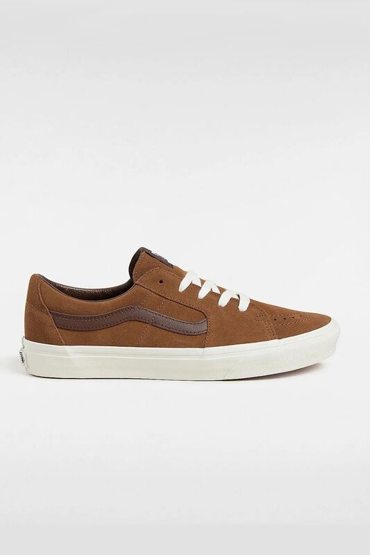 SK8-Low Uniseks Kahverengi Spor Ayakkabı - VN0009QR