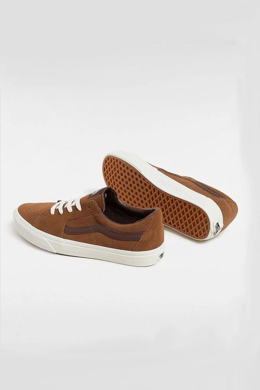 SK8-Low Uniseks Kahverengi Spor Ayakkabı - VN0009QR