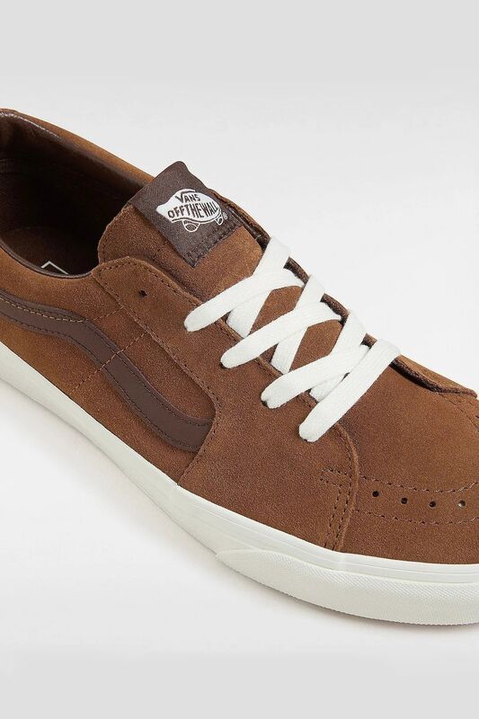 SK8-Low Uniseks Kahverengi Spor Ayakkabı - VN0009QR