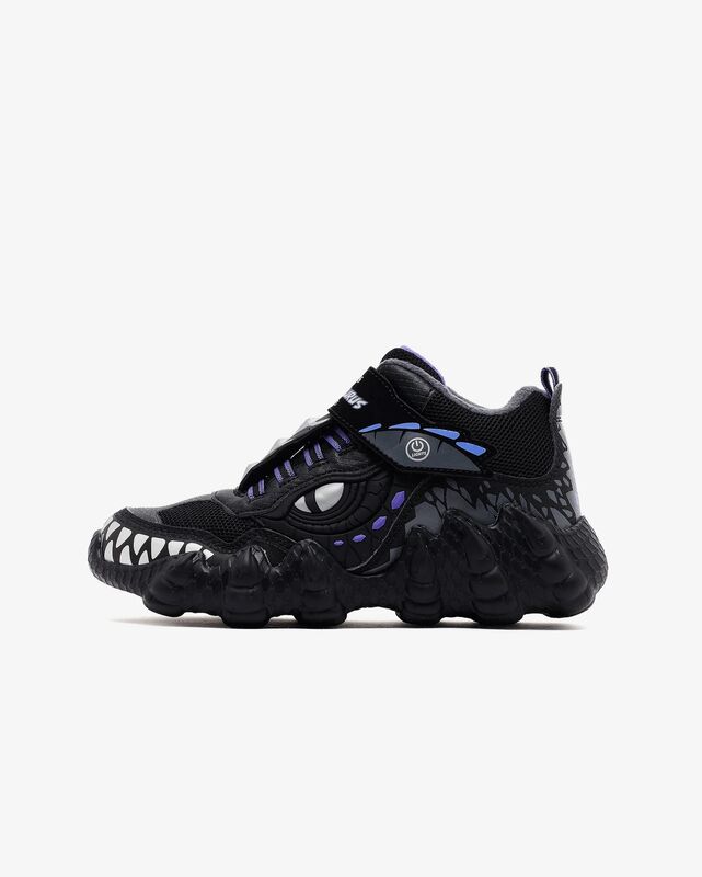 Skechers - Skech-O-Saurus Lights Erkek Çocuk Siyah Spor Ayakkabı - 400118L