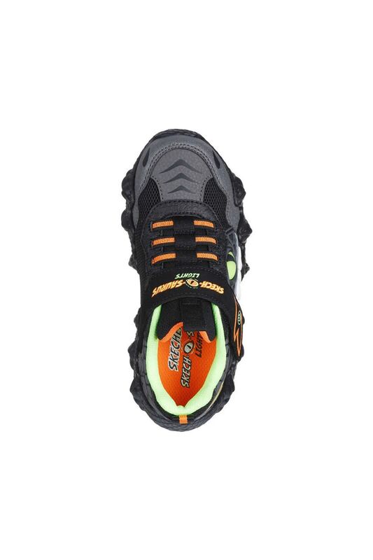Skech-O-Saurus Lights - Rapid-Dino Erkek Çocuk Siyah Sneaker - 400119L