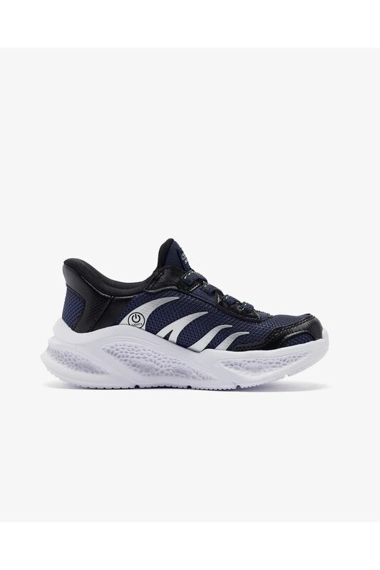 Skechers Meteor-Lights Brisk-Beams Erkek Çocuk Lacivert/Siyah Spor Ayakkabı - 403848L