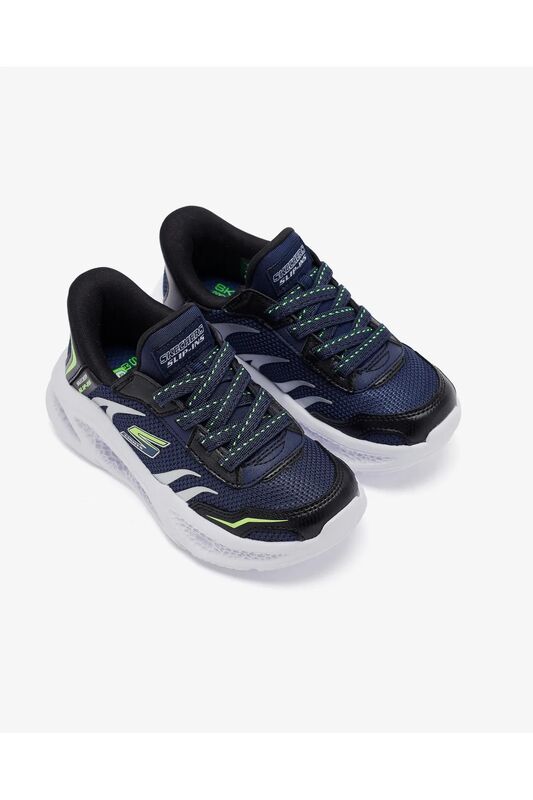 Skechers Meteor-Lights Brisk-Beams Erkek Çocuk Lacivert/Siyah Spor Ayakkabı - 403848L