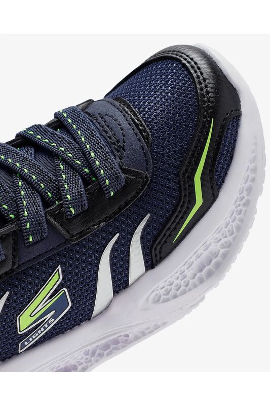 Skechers Meteor-Lights Brisk-Beams Erkek Çocuk Lacivert/Siyah Spor Ayakkabı - 403848L