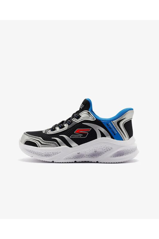 Skechers Meteor-Lights - Brisk-Beams Erkek Çocuk Siyah Sneaker - SK403848L